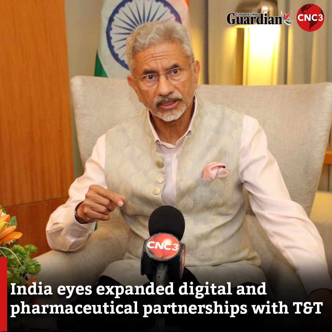 Guardian news coverage on India and Trinidad and Tobago digital and pharmaceutical partnerships